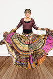 Digital print patchwork Skirt