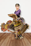 Digital print Patchwork skirt