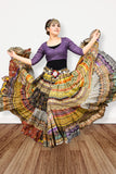 Digital print Patchwork skirt