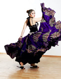 Digital print Skirt Purple