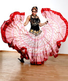 Digital print Skirt Pink Paisley Design