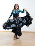 Digital print Skirt Black
