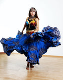 Digital print Skirt Blue