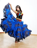 Digital print Skirt Blue