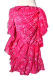 Jaipur white dot skirt pink