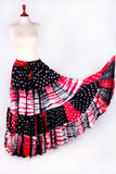 Jaipur Fusion skirt red/black