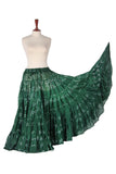 Jaipur white dot skirt green