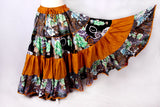 Printed skirt Brown