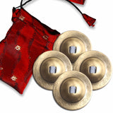 Finger Cymbals / Zills Gold finish 100% Brass 4 pcs Set