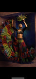 Digital print Skirt Rainbow Design