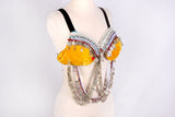 Double Drape Bra Belt Yellow