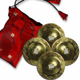 Finger Cymbals / Zills Antique Gold finish 100% Brass 4 pcs Set