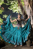 Jodha Maharani Skirt teal