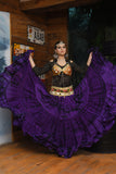 tiger stripe skirt purple/black 2020