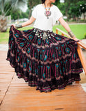 Block print Skirt black New Collection