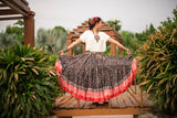 Blockprint Skirt Tulip