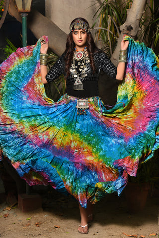 Multi Tie Dye skirt
