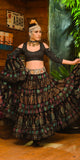 Block print skirt