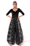 Bloomer Oriental Border Black/White