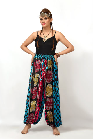 Bloomer printed velvet