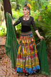 Tribal Kuchi Multi Colored Paranda Tassel belt