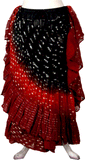 Senoritas skirt Wow Black Red Burgundy