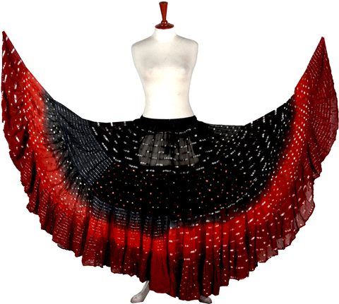 Senoritas skirt Wow Black Red Burgundy
