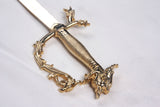 Belly dance Dragon sword golden Blade with golden handle