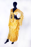 Lurex solid Skirt yellow