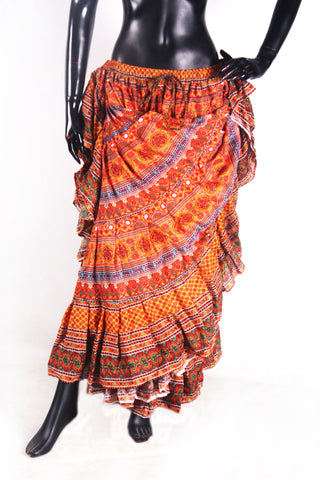 Digital Printed Skirt clementine