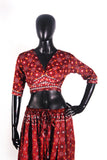 Tribal 2 pcs blouse and harem pant set
