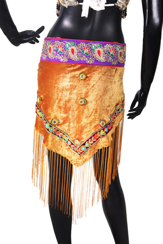 Mirror Hip scarf Yellowish Gold