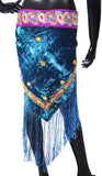 Mirror Hip scarf Blue