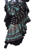 Block print Skirt New Collection 2018 Green /Turquoise