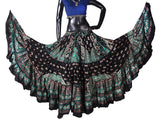 Block print Skirt New Collection 2018 Green /Turquoise