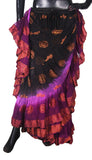 Jaquard bindi Skirt Black/magenta