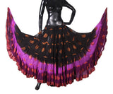 Jaquard bindi Skirt Black/magenta