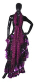 Senoritas skirt Purple Black
