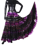 Senoritas skirt Purple Black