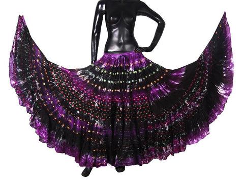Senoritas skirt Purple Black
