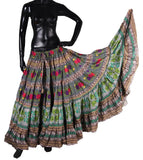 Digital Printed Skirt GREEN