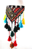 Tribal Embroidery Patchwork Shell Belt