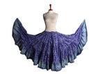 Jodha Maharani Skirt Blue/Turquoise (100% Polyester)