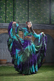 Lurex Marble Tie Dye Batik skirt #3