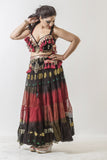 Senoritas skirt black/red/black