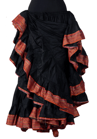Padma Ashwarya skirt black