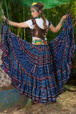 Hyderabadi skirt Blue