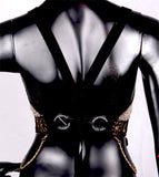 Halter Top Double Drape
