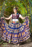 Digital print Skirt unique art blue