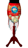 Digital printed Russain Silk Hip scarf Beauty